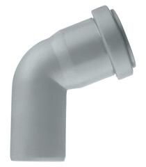 Отвод Ostendorf НТВ d40 мм 67° пластиковый для внутренней канализации (111130) - фото 3