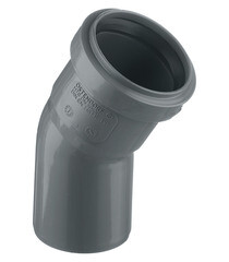 Изображение товара Отвод Ostendorf HTB d50 мм 30° пластиковый для внутренней канализации (112110)