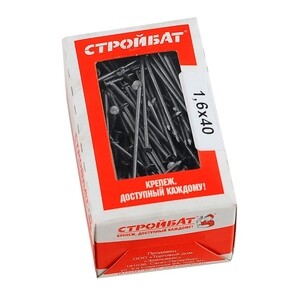 Гвозди строительные 1,6x40 мм (0,2 кг) — купить в Петровиче в Санкт ...