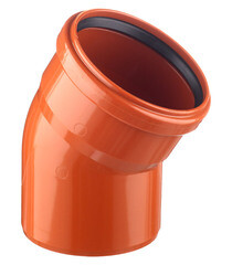Изображение товара Отвод Ostendorf KGВ d110 мм 30° пластиковый для наружной канализации (220210)