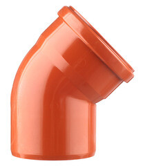 Отвод Ostendorf KGВ d110 мм 45° пластиковый для наружной канализации (220220) - фото 4