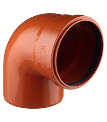 Изображение товара Отвод Ostendorf KGВ d160 мм 87° пластиковый для наружной канализации (222240)