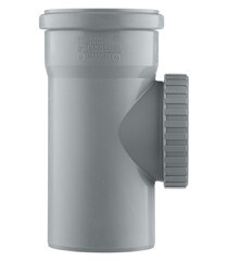 Ревизия Ostendorf HTRЕ d110 мм пластиковая для внутренней канализации (115600) - фото 3