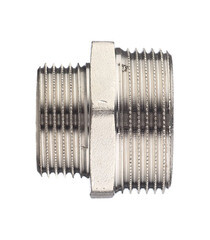 Ниппель переходной Stout 1 1/4 НР(ш) х 1 НР(ш) латунный (SFT-0004-001141) - фото 2