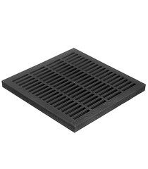 Изображение товара Решетка для дождеприемника Gidrolica 300х300 мм пластиковая черная