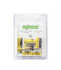 Клемма на 5 проводов Wago 2273-205 0,5-2,5 кв. мм самозажимная без пасты (6 шт.) - фото 1