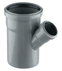 Изображение товара Тройник Ostendorf HTEA d110х50 мм 45° пластиковый для внутренней канализации (115220)