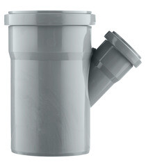 Тройник Ostendorf HTEA d110х50 мм 45° пластиковый для внутренней канализации (115220) - фото 2