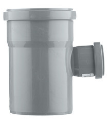 Тройник Ostendorf HTEA d110х50 мм 87° пластиковый для внутренней канализации (115420) - фото 3