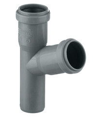 Изображение товара Тройник Ostendorf HTEA d32 мм 67° пластиковый для внутренней канализации (110300)