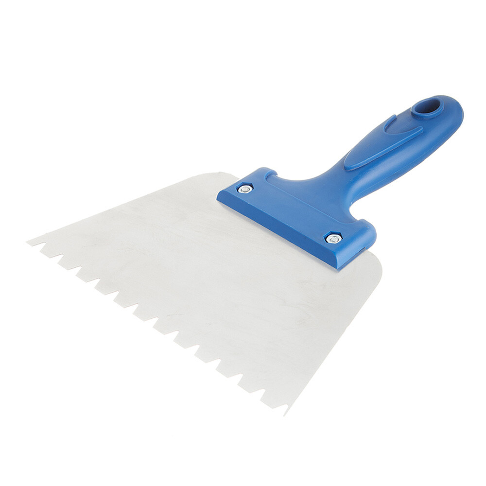 Изображение товара Шпатель зубчатый Дельта 10870-В10 180 мм с пластиковой ручкой