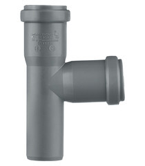 Тройник Ostendorf HTEA d32 мм 87° пластиковый для внутренней канализации (110400) - фото 2