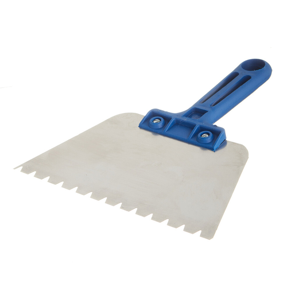 Изображение товара Шпатель Дельта 10870-В11 Нержавеющая сталь зубчатый 8 мм 6 мм Изображение товара Шпатель Дельта 10870-В11 Нержавеющая сталь зубчатый 8 мм 6 мм