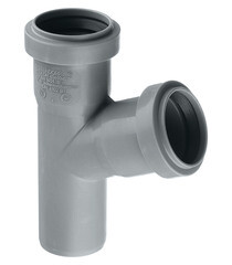 Изображение товара Тройник Ostendorf HTEA d40 мм 67° пластиковый для внутренней канализации (111300)