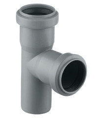 Изображение товара Тройник Ostendorf HTEA d40 мм 87° пластиковый для внутренней канализации (111400)