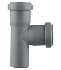 Тройник Ostendorf HTEA d40 мм 87° пластиковый для внутренней канализации (111400) - фото 3
