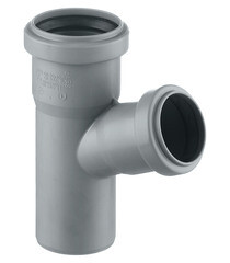 Изображение товара Тройник Ostendorf HTEA d50х40 мм 67° пластиковый для внутренней канализации (112310)