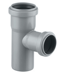Изображение товара Тройник Ostendorf HTEA d50х40 мм 87° пластиковый для внутренней канализации (112410)