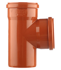 Тройник Ostendorf KGEA d110 мм 87° пластиковый для наружной канализации (220400) - фото 2