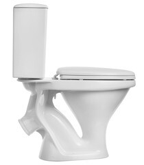 Унитаз-компакт Santeri Вест с косым выпуском с сиденьем пластик белый (1.P201.8.S00.00B.F) - фото 4