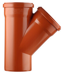 Тройник Ostendorf KGEA d160 мм 45° пластиковый для наружной канализации (222300) - фото 3