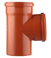 Тройник Ostendorf KGEA d160 мм 87° пластиковый для наружной канализации (222400) - фото 2