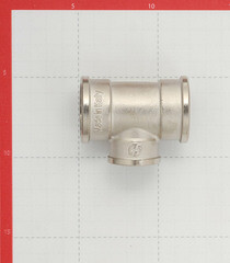 Тройник переходной Stout 1 ВР(г) х 3/4 ВР(г) х 1 ВР(г) латунный (SFT-0022-001341) - фото 3