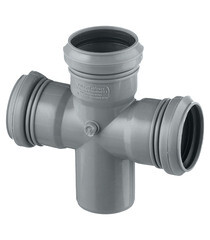 Крестовина Pro Aqua Comfort d50х50х50 мм 87° пластиковая одноплоскостная для внутренней канализации