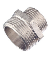 Ниппель переходной Stout 1 1/4 НР(ш) х 1 НР(ш) латунный (SFT-0004-001141) - фото 4