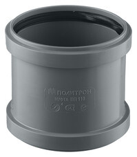 Муфта Pro Aqua Comfort d110 мм пластиковая для внутренней канализации