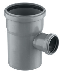 Тройник Pro Aqua Comfort d110х50 мм 87° пластиковый для внутренней канализации