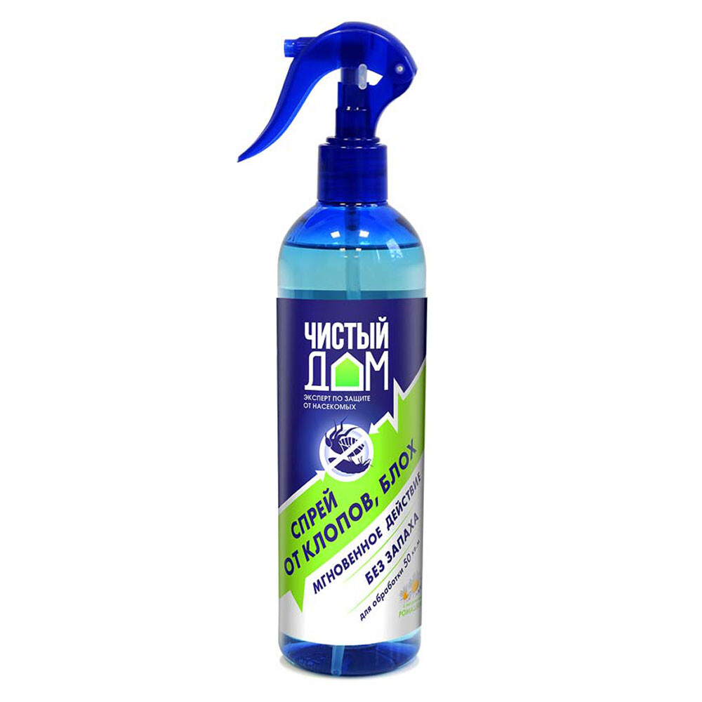 Изображение товара Средство для защиты от клопов и блох спрей Чистый дом 400 мл