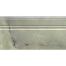 Плитка облицовочная Kerama Marazzi Плинтус Джардини зеленый глянцевый обрезной 200х400 мм
