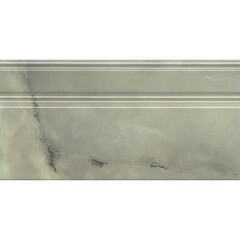 Плитка облицовочная Kerama Marazzi Плинтус Джардини зеленый глянцевый обрезной 200х400 мм