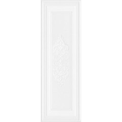 Плитка декор Kerama Marazzi Монфорте белый панель матовый обрезной 400х1200 мм