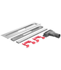 Лоток душевой Wirquin Слим с сухим затвором 500 мм решетка из нержавеющей стали (30724165) - фото 4