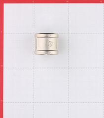 Муфта Stout 3/4 ВР(г) х 3/4 ВР(г) латунная (SFT-0006-003434) - фото 2