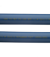 Труба ПНД ПЭ-100 для систем водоснабжения d32 SDR11 синяя премиум - фото 2