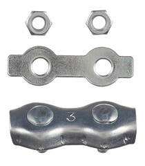 Зажим троса duplex d3 мм (2 шт.) - фото 2