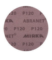 Изображение товара Диск шлифовальный Mirka Abranet d125 мм P120 на липучку сетчатая основа (5 шт.)