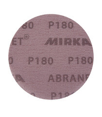 Диск шлифовальный Mirka Abranet d125 мм P180 на липучку сетчатая основа (5 шт.) - фото 1