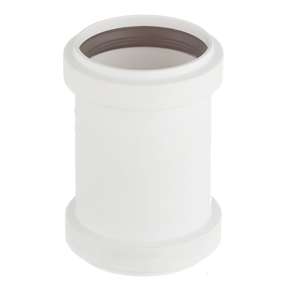 Изображение товара Муфта Rehau Raupiano Plus d50 мм пластиковая шумопоглощающая надвижная для внутренней канализации