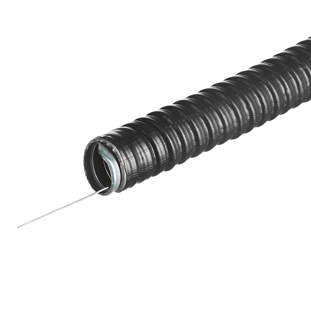 Металлорукав в ПВХ оболочке Р3-ЦПнг с протяжкой 18 мм IEK (50 м) (CMP10-18-050-C)