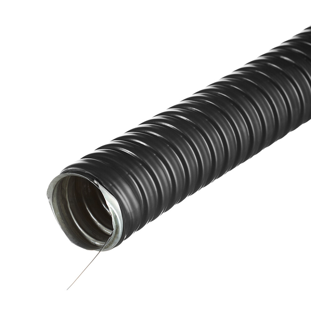 Изображение товара Металлорукав в ПВХ оболочке Р3-ЦПнг-ХЛ морозостойкий 32 мм IEK с зондом (20 м) (CMP24-032-K02-020-C)