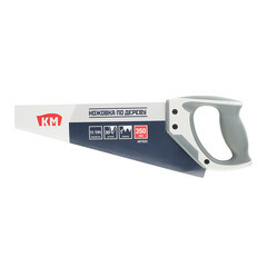 Ножовка по дереву КМ 350 мм 11 зуб/дюйм мелкий зуб - фото 2