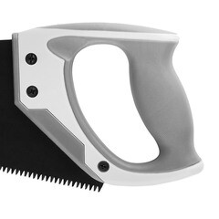 Ножовка по дереву КМ Teflon 400 мм 7 зуб/дюйм крупный зуб - фото 4