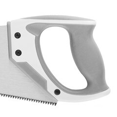 Ножовка по дереву КМ 400 мм 7 зуб/дюйм крупный зуб - фото 3