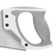 Ножовка по дереву КМ 450 мм 7 зуб/дюйм крупный зуб - фото 3