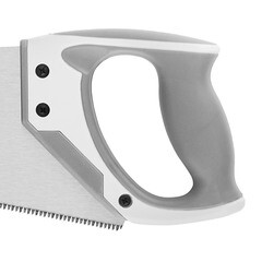 Ножовка по дереву КМ 450 мм 9 зуб/дюйм средний зуб - фото 2