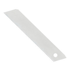 Лезвие для ножа КМ 18 мм прямое (10 шт.) - фото 1